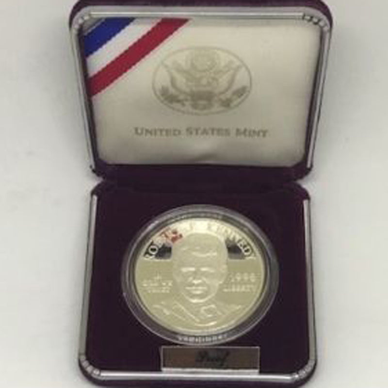 1998-S Robert F Kennedy Proof Commemorative Dollar 90% Silver OGP