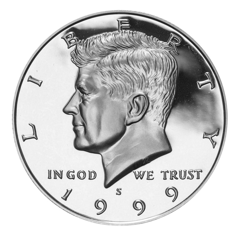 1999 S Kennedy Half Dollar 90% Silver Proof