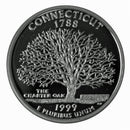 1999 S State Quarter Gem Deep Cameo Proof Roll CN-Clad (40 Coins)