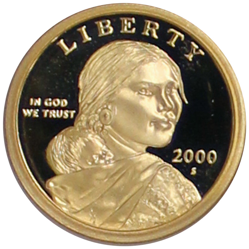 2000 S Sacagawea Dollar American Indian Gem Cameo Proof