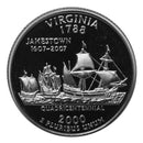 2000 S State Quarter Gem Deep Cameo Proof Roll CN-Clad (40 Coins)