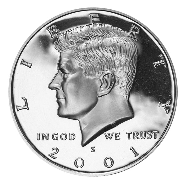 2001 S Kennedy Half Dollar 90% Silver Proof