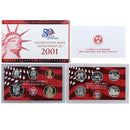 2001 Silver Proof Set (OGP) 10 coins