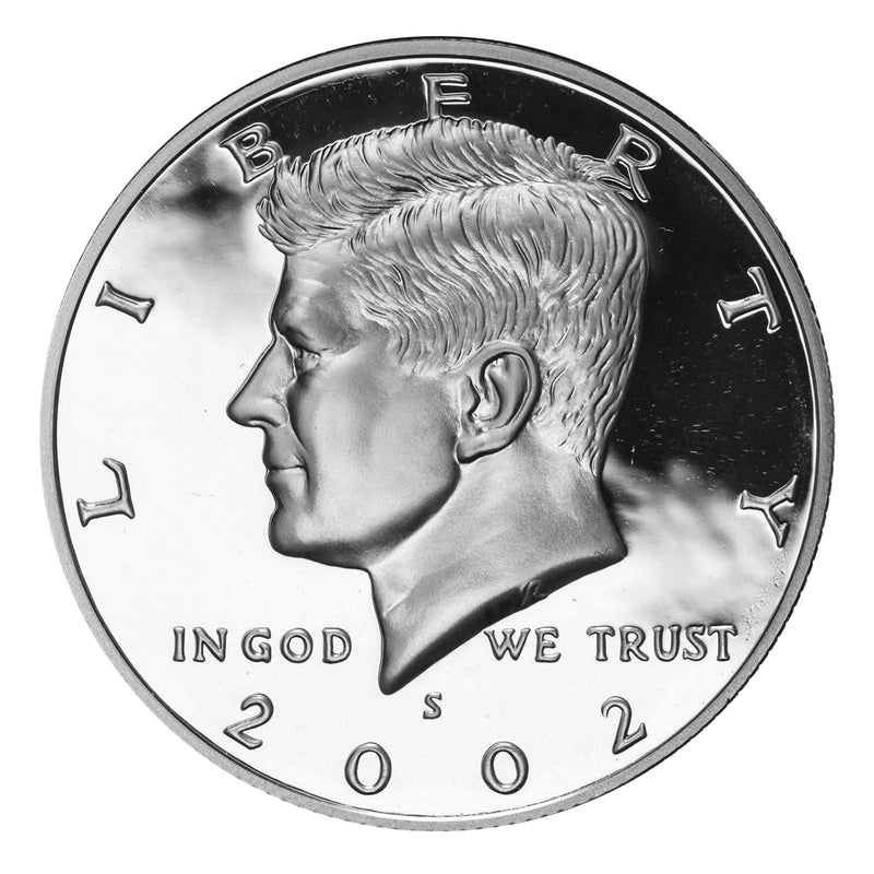 2002 S Kennedy Half Dollar 90% Silver Proof