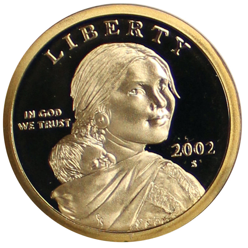 2002 S Sacagawea Dollar American Indian Gem Cameo Proof