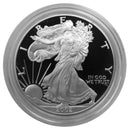 2002 W American Eagle Silver Proof 1 oz dollar - w/box & Coa