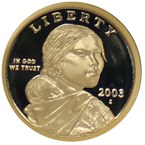 2003 S Sacagawea Dollar American Indian Gem Cameo Proof