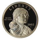 2003 S Sacagawea Dollar Gem Deep Cameo Proof Roll (20 Coins)