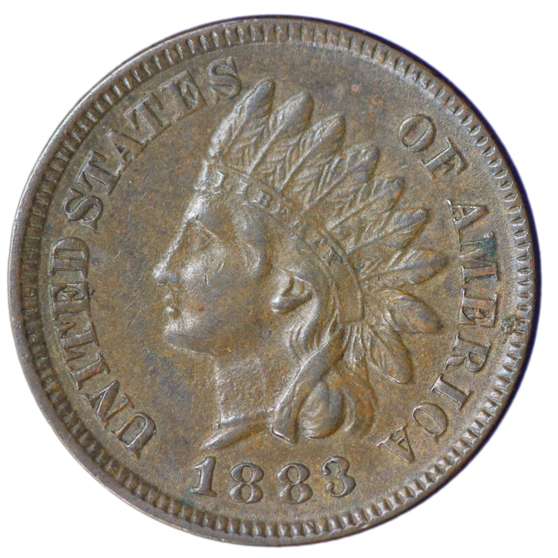 1883 -P Indian Head cent 1c - XF Extra Fine Condition (2003)