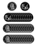 2004 S Wisconsin State Quarter Proof Roll 90% Silver (40 Coins)