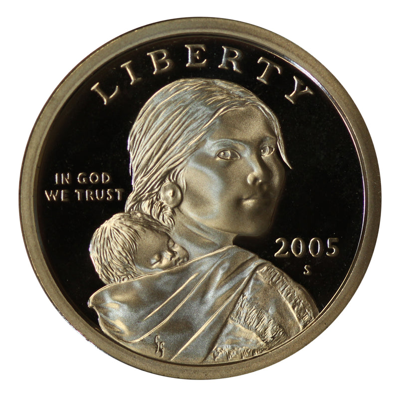 2005 S Sacagawea Dollar Gem Deep Cameo Proof Roll (20 Coins)