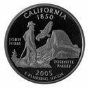 2005 S State Quarter California Gem Deep Cameo Proof CN-Clad