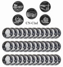 2005 S State Quarter Gem Deep Cameo Proof Roll CN-Clad (40 Coins)