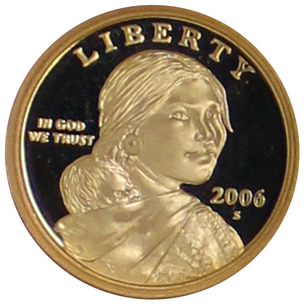 2006 S Sacagawea Dollar American Indian Gem Cameo Proof