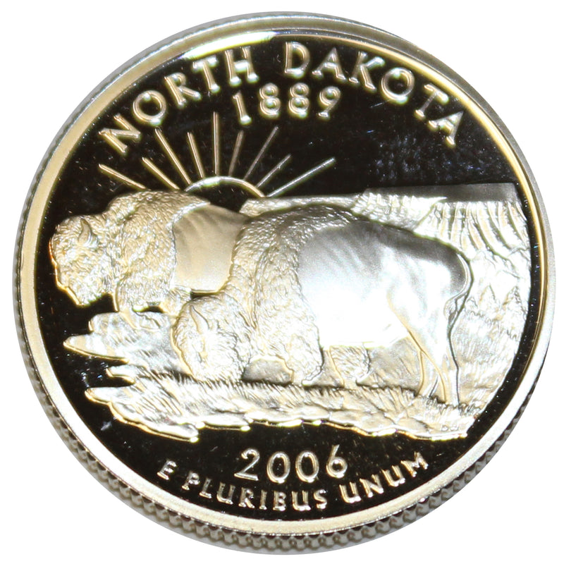 2006 S State Quarter Gem Deep Cameo Proof Roll CN-Clad (40 Coins)
