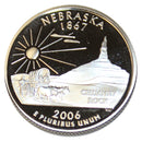 2006 S State Quarter Gem Deep Cameo Proof Roll CN-Clad (40 Coins)