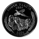 2006 S State Quarter South Dakota Gem Deep Cameo Proof CN-Clad