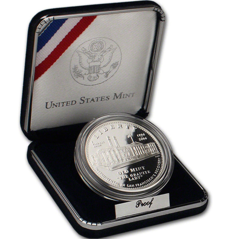2006-S San Francisco Old Mint Proof Commemorative Dollar 90% Silver OGP