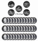 2006 S State Quarter Gem Deep Cameo Proof Roll CN-Clad (40 Coins)