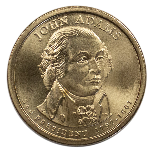 2007 -D John Adams Presidential Dollar BU Clad US Coin