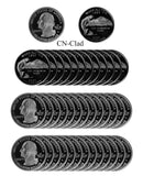 2007 S Washington State Quarter Proof Roll CN-Clad (40 Coins)