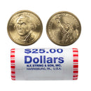 2007 George Washington Presidential Dollar Bank Roll Sealed BU Clad 25 US Coin