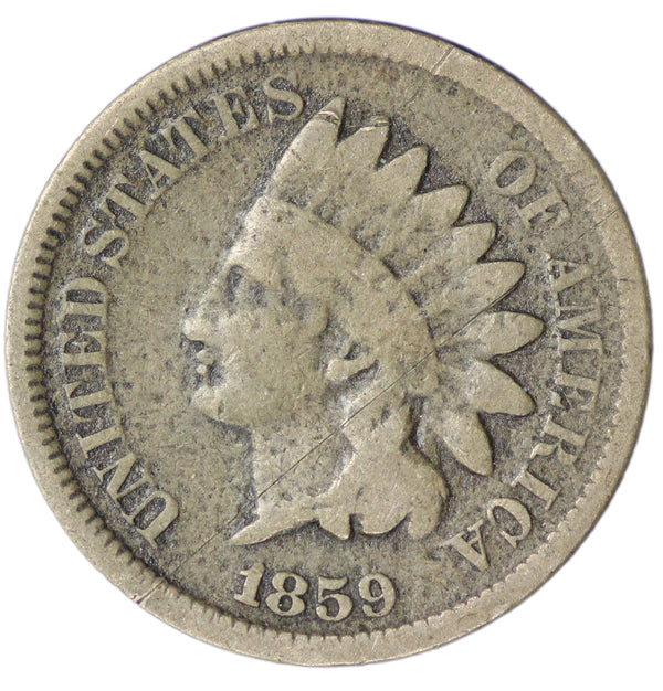 1959 -P Indian Head cent 1c - GD Good Condition (2008)