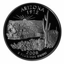 2008 S State Quarter Gem Deep Cameo Proof Roll CN-Clad (40 Coins)