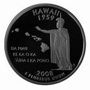 2008 S State Quarter Gem Deep Cameo Proof Roll CN-Clad (40 Coins)