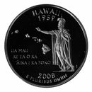 2008 S State Quarter Hawaii Gem Deep Cameo Proof CN-Clad