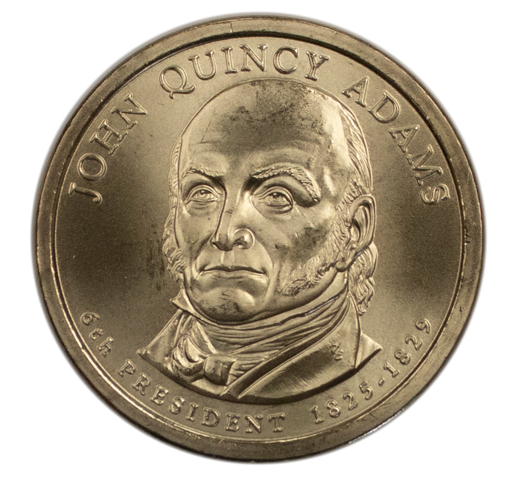 Dollar　Adams　US　Presidential　-P　Clad　Coin　2008　Quincy　John　BU