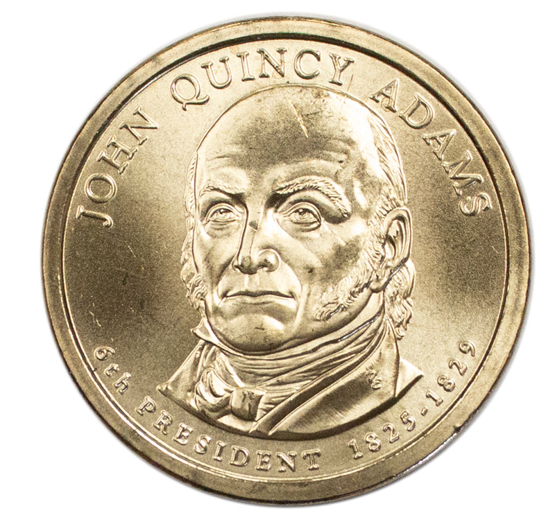 2008 -P John Quincy Adams Presidential Dollar BU Clad US Coin