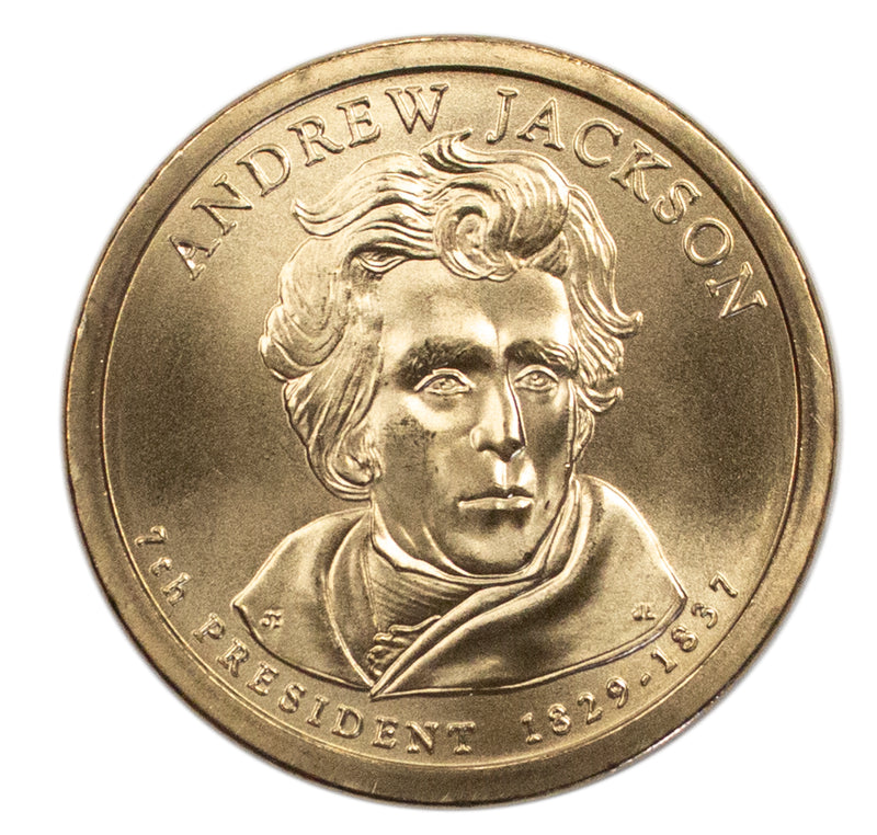 2008 -P Andrew Jackson Presidential Dollar BU Clad US Coin