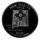 2008 S State Quarter Gem Deep Cameo Proof Roll CN-Clad (40 Coins)