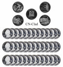 2008 S State Quarter Gem Deep Cameo Proof Roll CN-Clad (40 Coins)