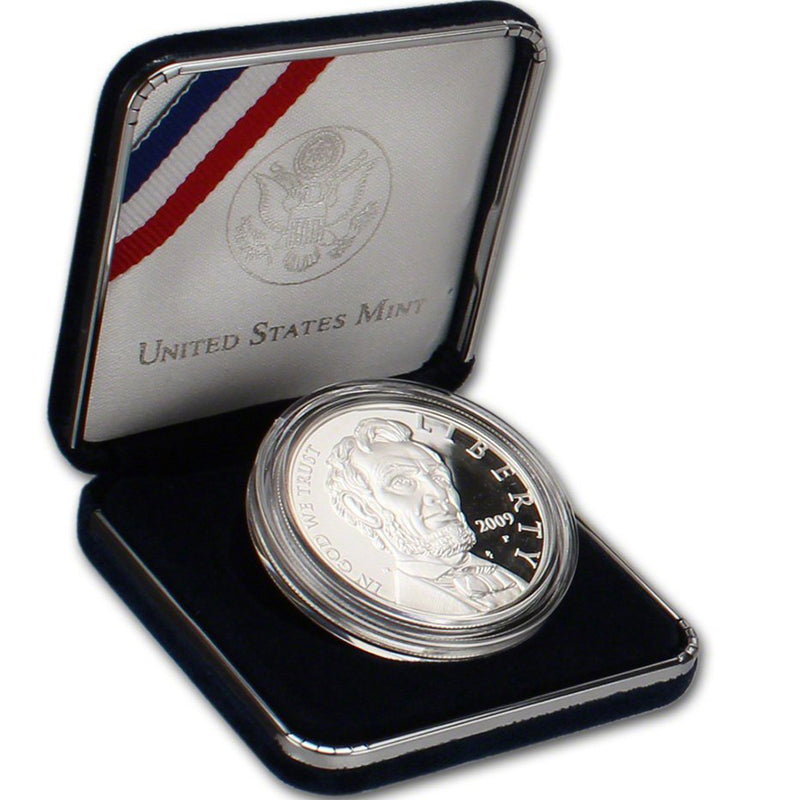 2009-P Abraham Lincoln Proof Commemorative Dollar 90% Silver OGP