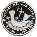 2009 S Territories & DC Quarter Gem Deep Cameo Proof Roll CN-Clad (40 Coins)