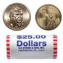 2009 James Polk Presidential Dollar Bank Roll Sealed BU Clad 25 US Coin