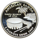 2009 S Territories & DC Quarter Gem Deep Cameo Proof Roll CN-Clad (40 Coins)