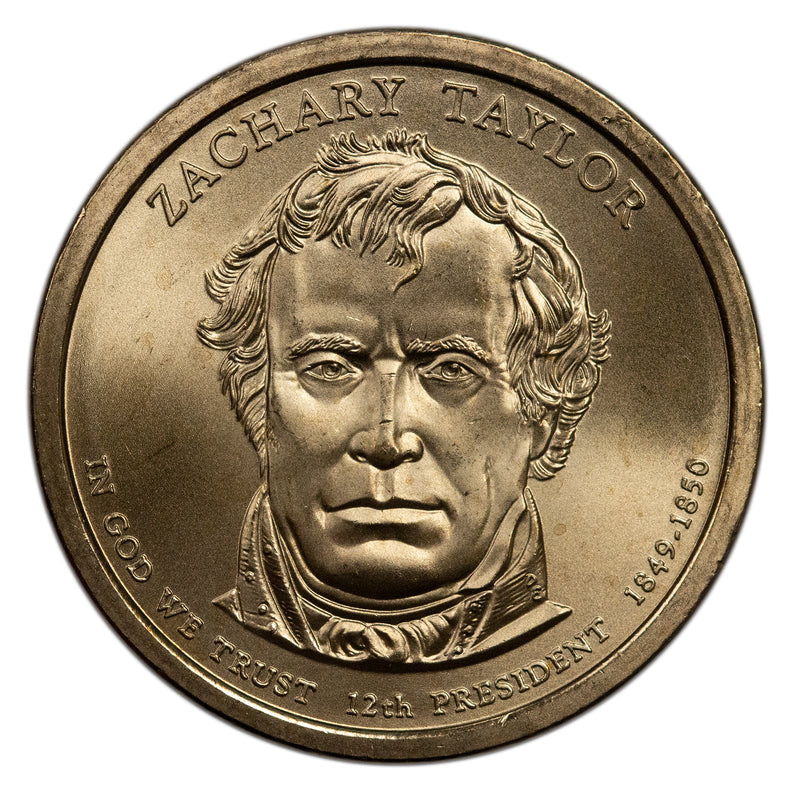 2009 -P Zacharary Taylor Presidential Dollar BU Clad US Coin