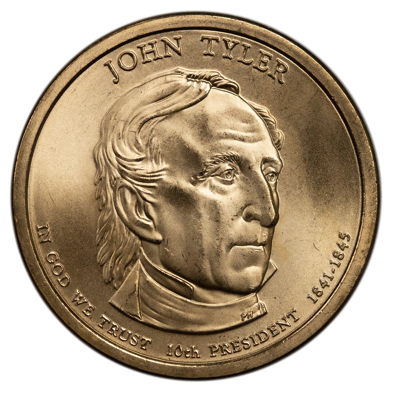 2009 John Tyler Presidential Dollar Bank Roll Sealed BU Clad 25 US Coin