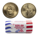 2009 -D Zacharary Taylor Presidential Dollar Mint Roll BU 25 US Coin