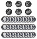 2009 S Territories & DC Quarter Gem Deep Cameo Proof Roll CN-Clad (40 Coins)