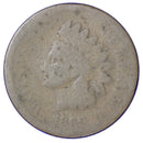 1866 -P Indian Head cent 1c - AG Almost Good Condition (2010)