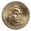 2010 James Buchanan Presidential Dollar Bank Roll Sealed BU Clad 25 US Coin