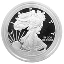 2010 W American Eagle Silver Proof 1 oz dollar - w/box & Coa