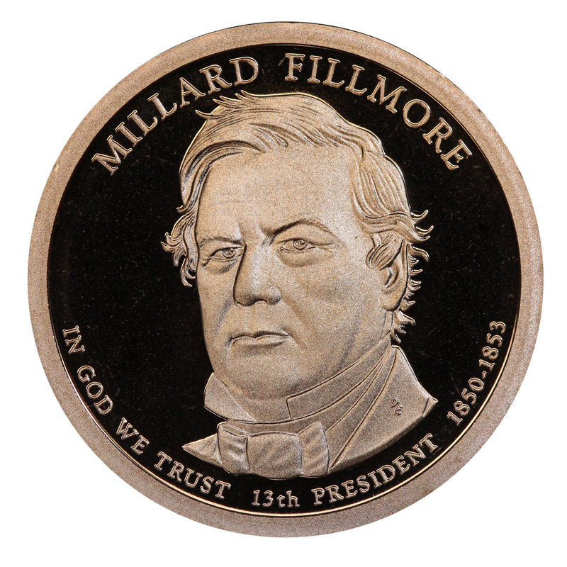 2010 S Millard Fillmore Presidential Dollar Proof Roll (20 Coins)
