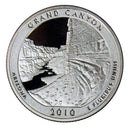 2010 S Parks ATB Quarter Grand Canyon Gem Deep Cameo Proof 90% Silver