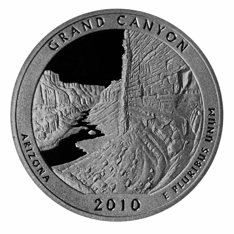 2010 S Parks Quarter ATB Gem Deep Cameo Proof Roll CN-Clad (40 Coins)