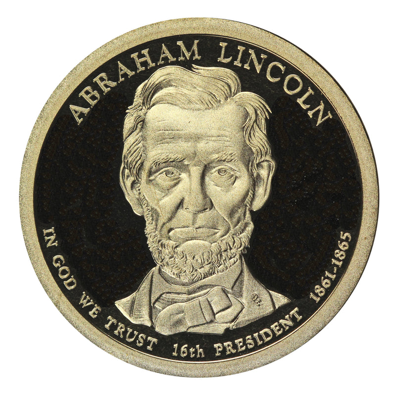 2010-S Abraham Lincoln Presidential Proof Dollar Gem Deep Cameo US Coin